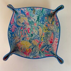 Lilly Pulitzer Mermaid Cove Valet Trinket Dish
